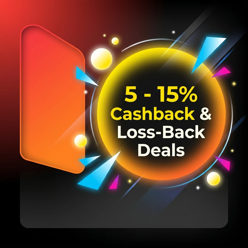 5 - 15% Cashback & Loss-Back Deals